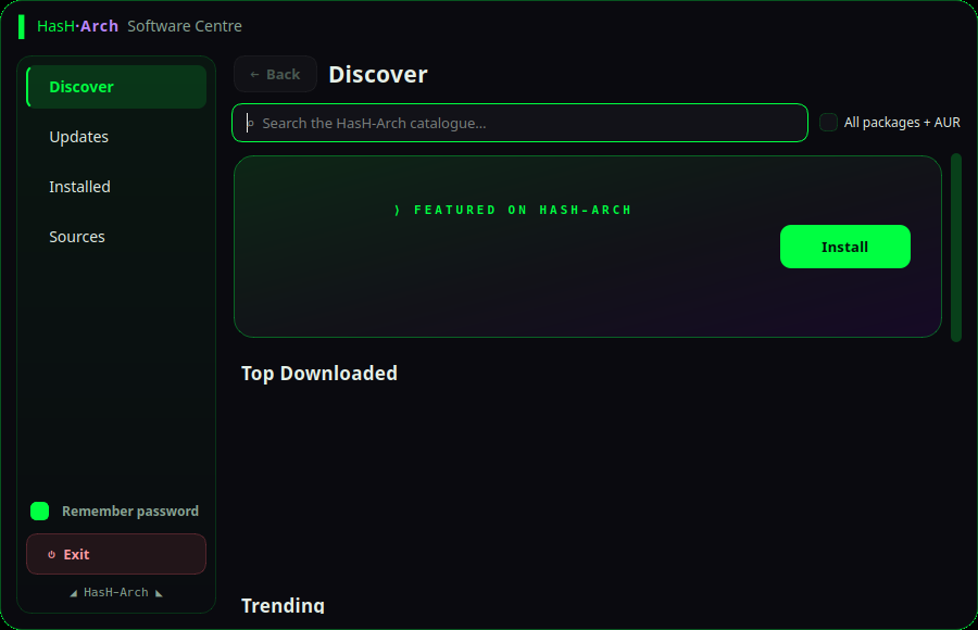 HasH Store — software & update centre